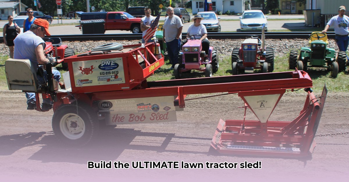 lawn-tractor-pulling-sled
